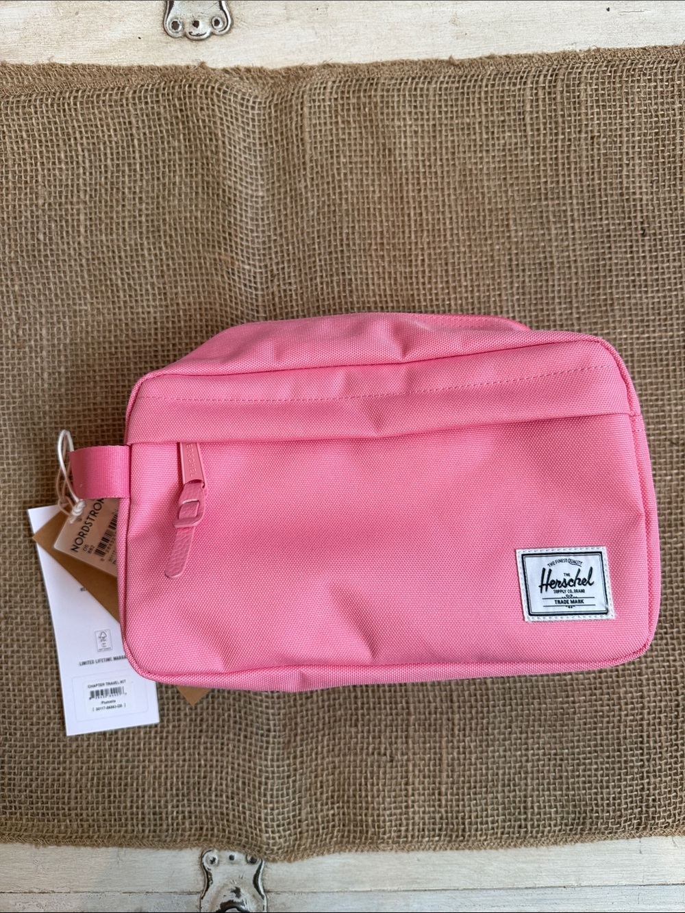Limited Edition Herschel Supply Company Pink Cosmetic Pouch brand new with tags